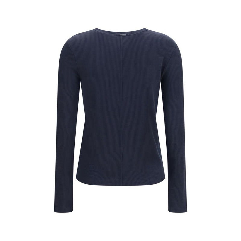 Max Mara Blue Lyocell Sweatshirt