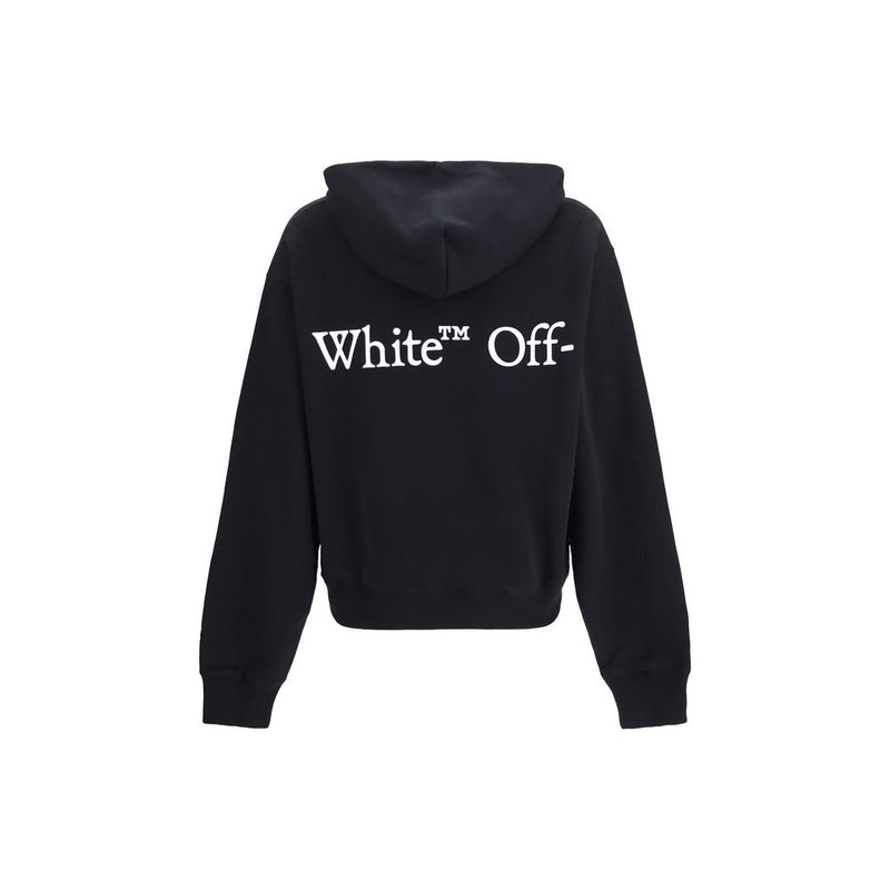 Off-White Black Cotton Sweatshirt