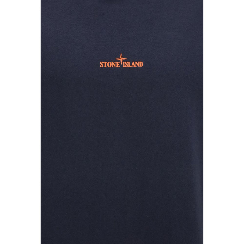 Stone Island Blue Cotton Sportswear