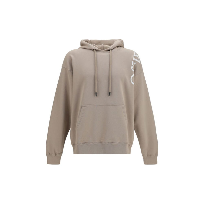 Off-White Beige Cotton Sweatshirt