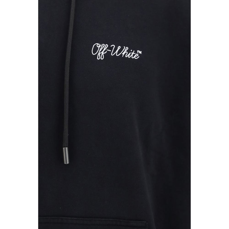 Off-White Black Cotton Sweatshirt
