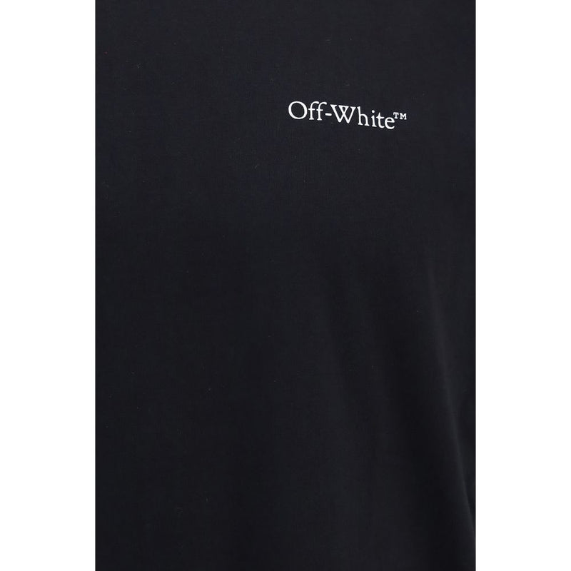 Off-White Black Cotton T-Shirt