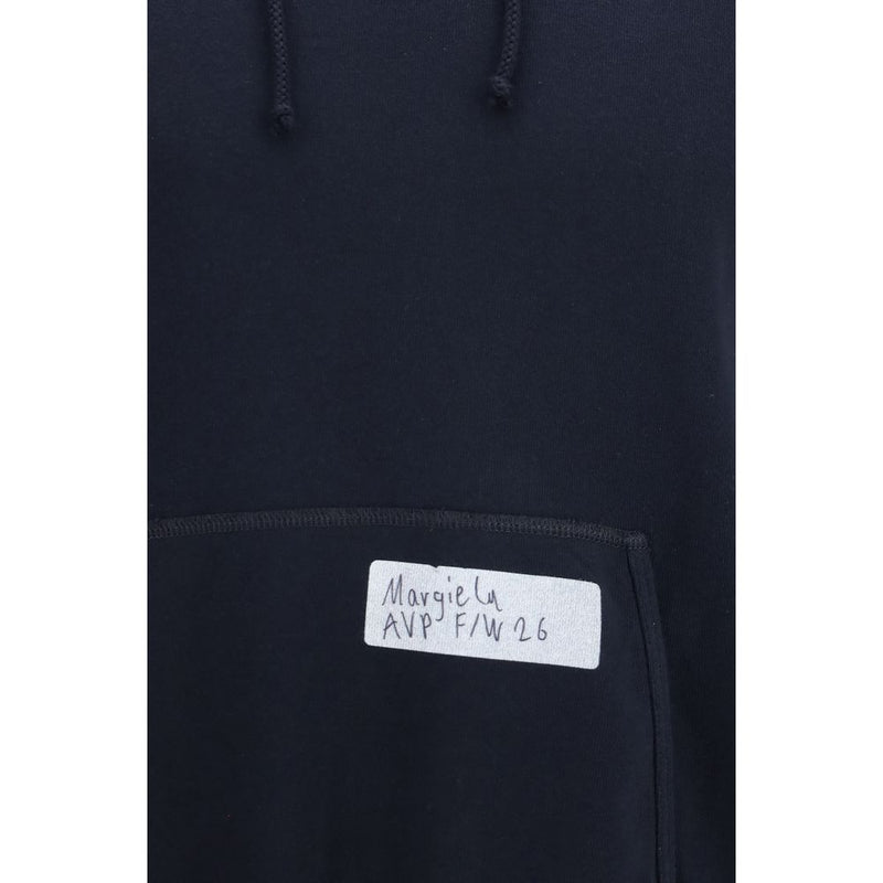 Maison Margiela Blue Cotton Sweatshirt