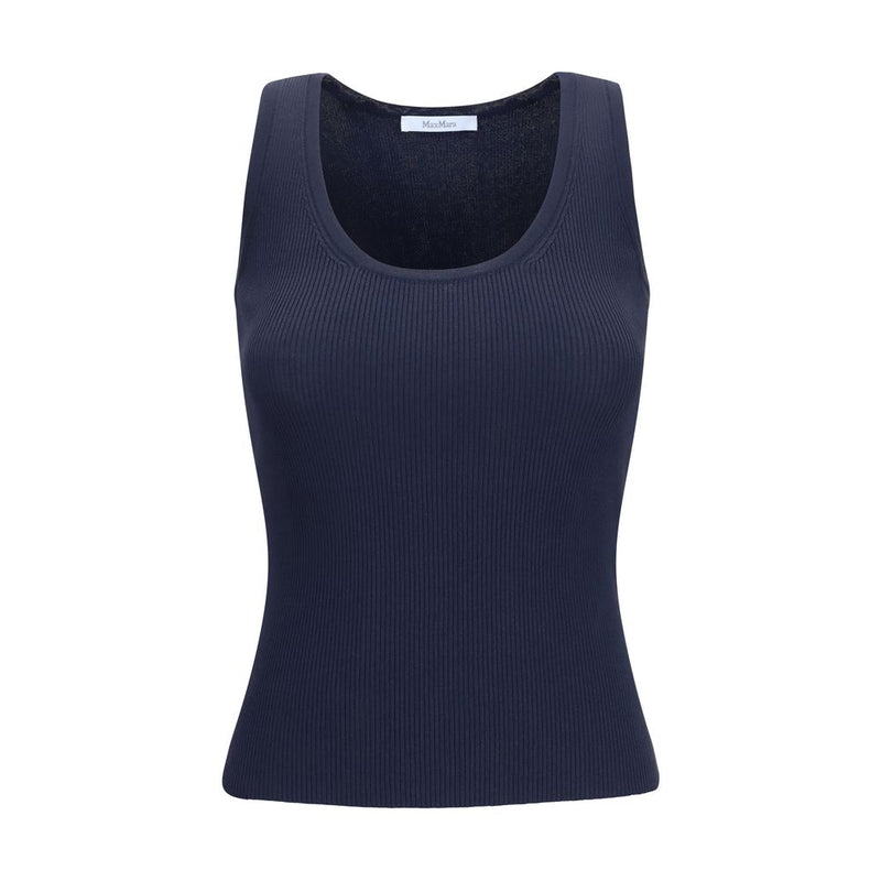 Max Mara Blue Viscose Tank Tops
