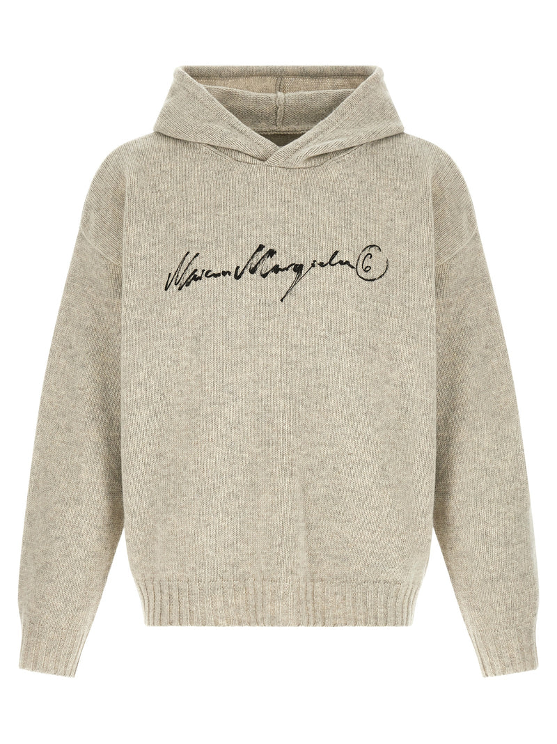 MM6 Maison Margiela Gray Wool Cardigan