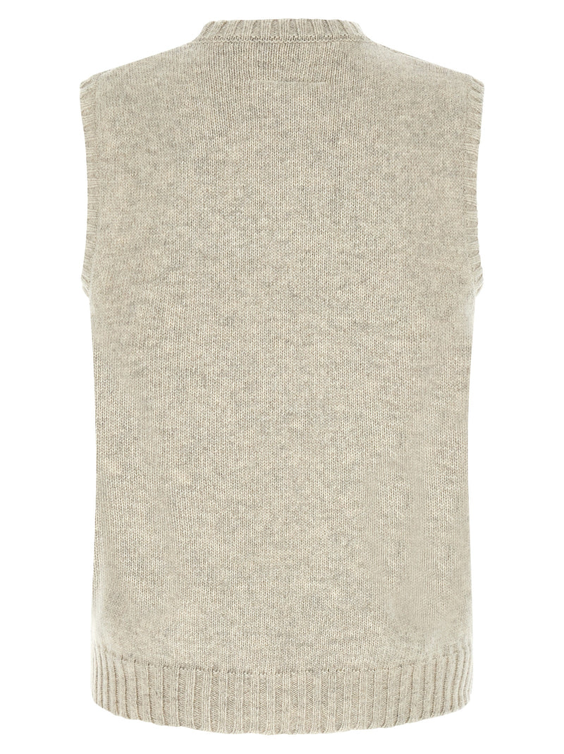 MM6 Maison Margiela Gray Wool Sweatshirt