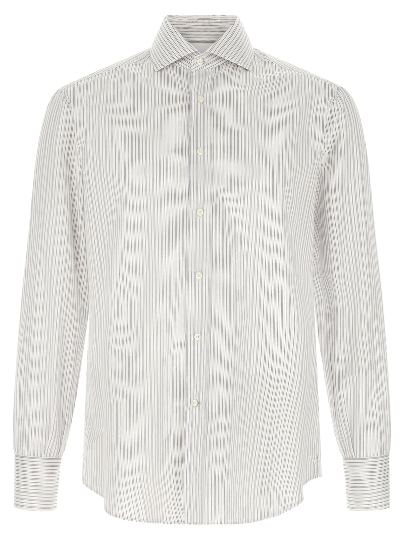 Brunello Cucinelli Blue Cotton Blouse