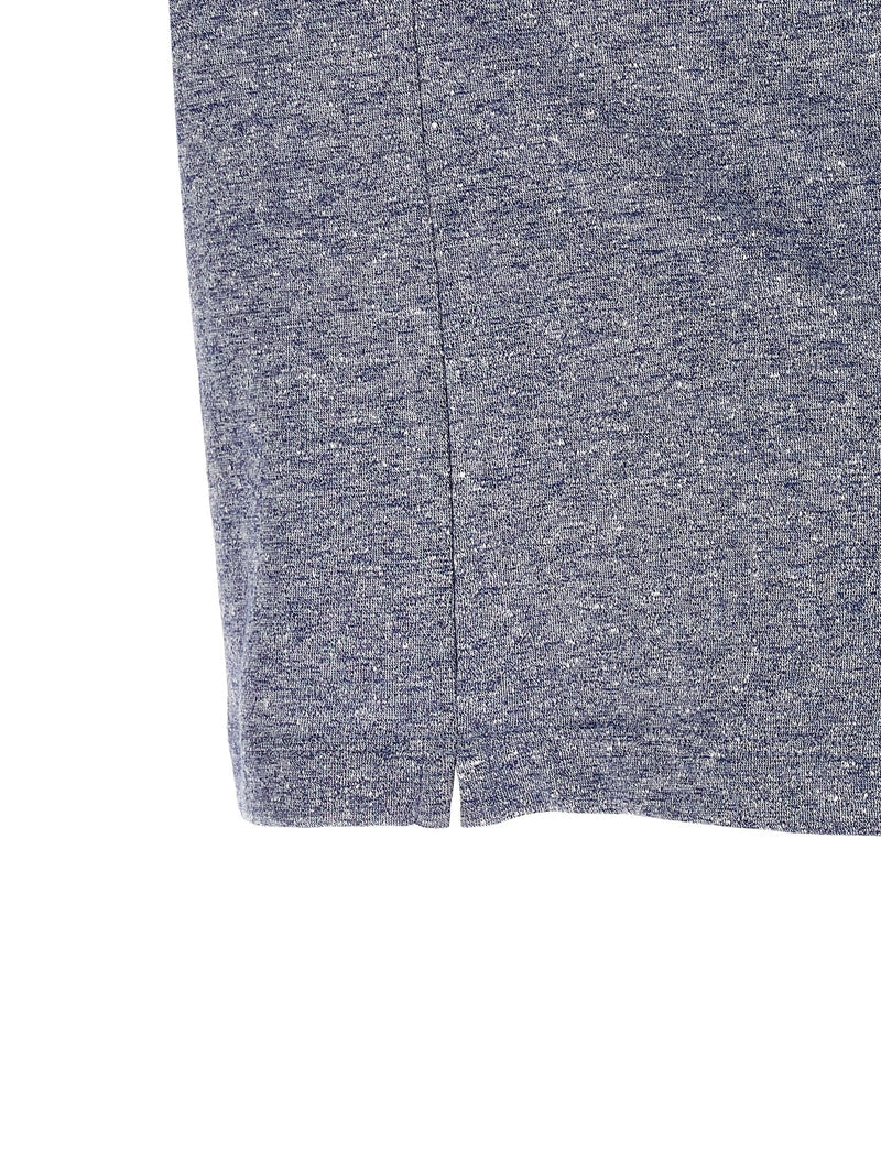 Brunello Cucinelli Blue Linen T-Shirt