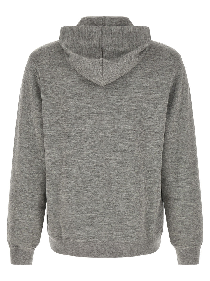 Brunello Cucinelli Gray Cashmere Sweatshirt