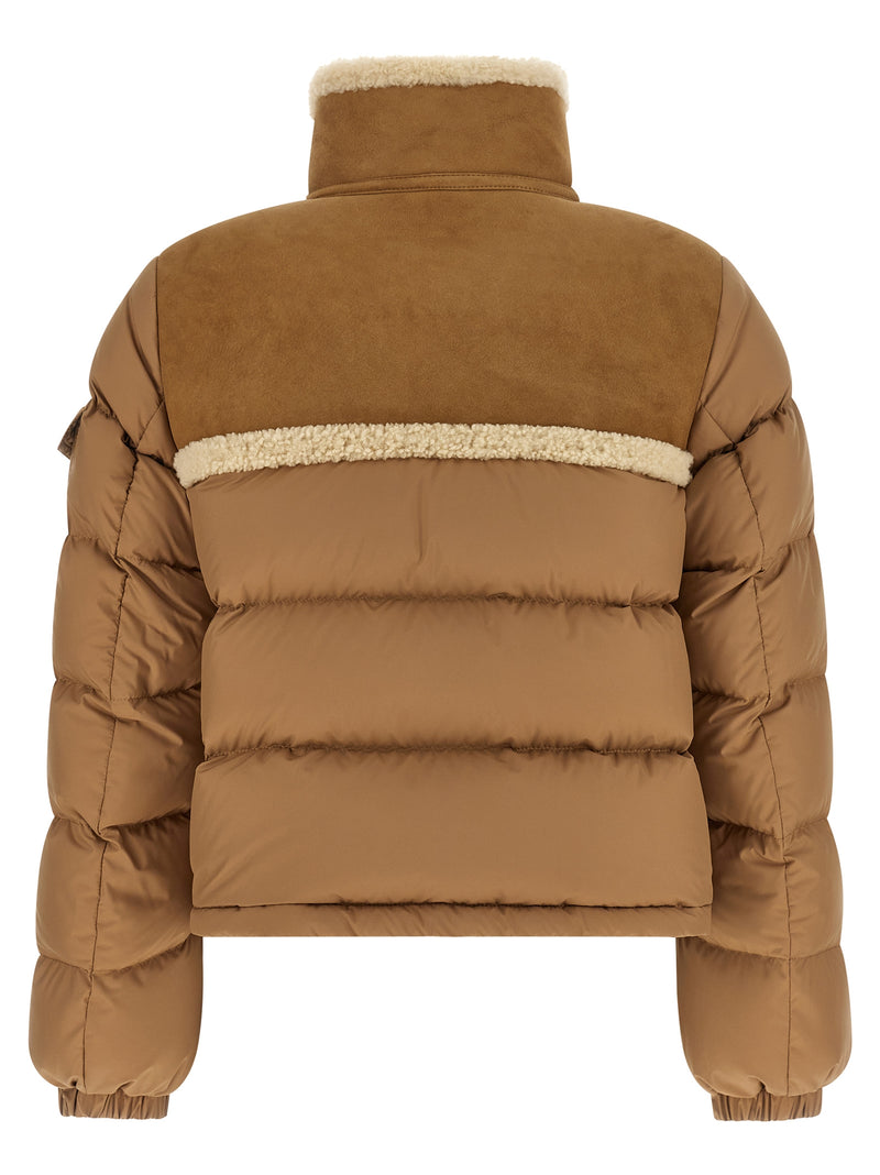 Moncler Beige Polyester Full-Length Jacket
