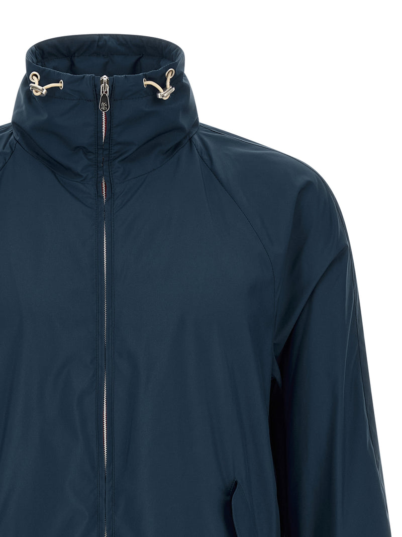 Brunello Cucinelli Blue Polyester Full-Length Jacket