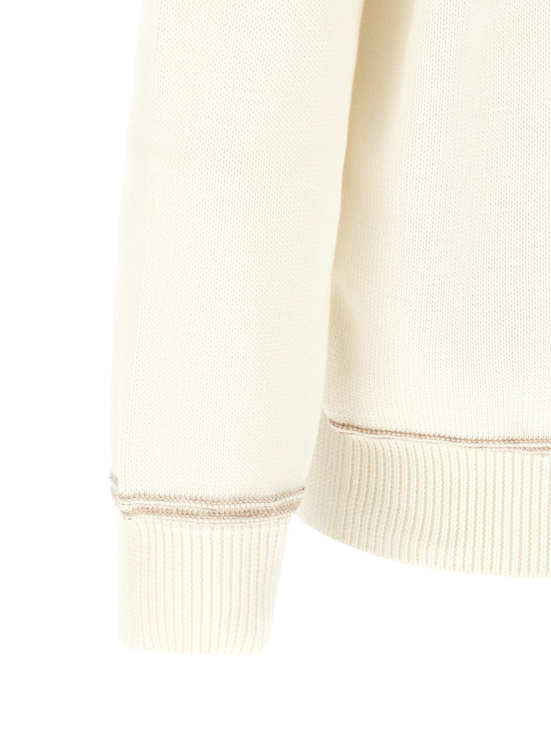 Brunello Cucinelli Beige Cotton Cardigan