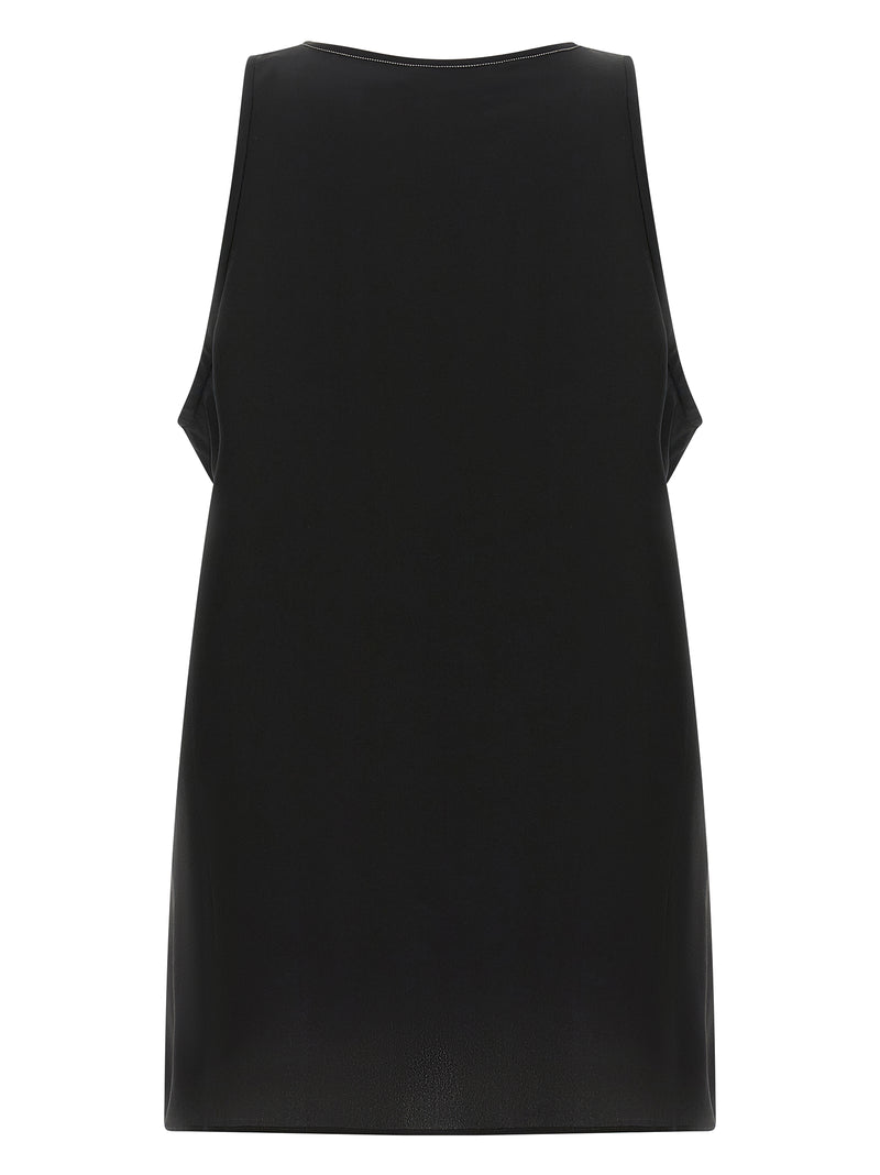 Brunello Cucinelli Black Silk Shirt