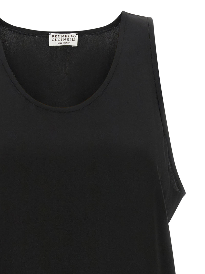 Brunello Cucinelli Black Silk Shirt