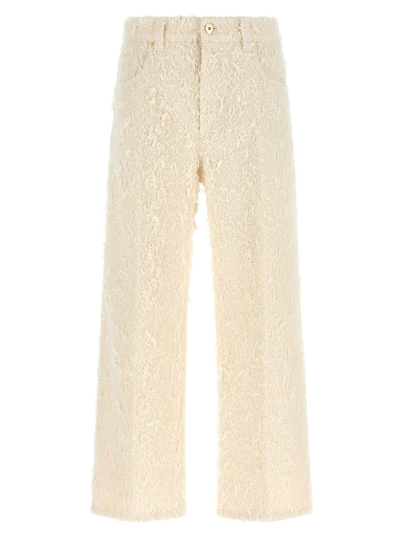 Brunello Cucinelli Beige Cotton Casual Pants