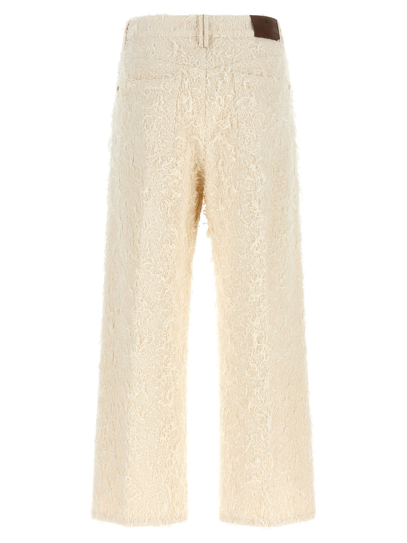 Brunello Cucinelli Beige Cotton Casual Pants