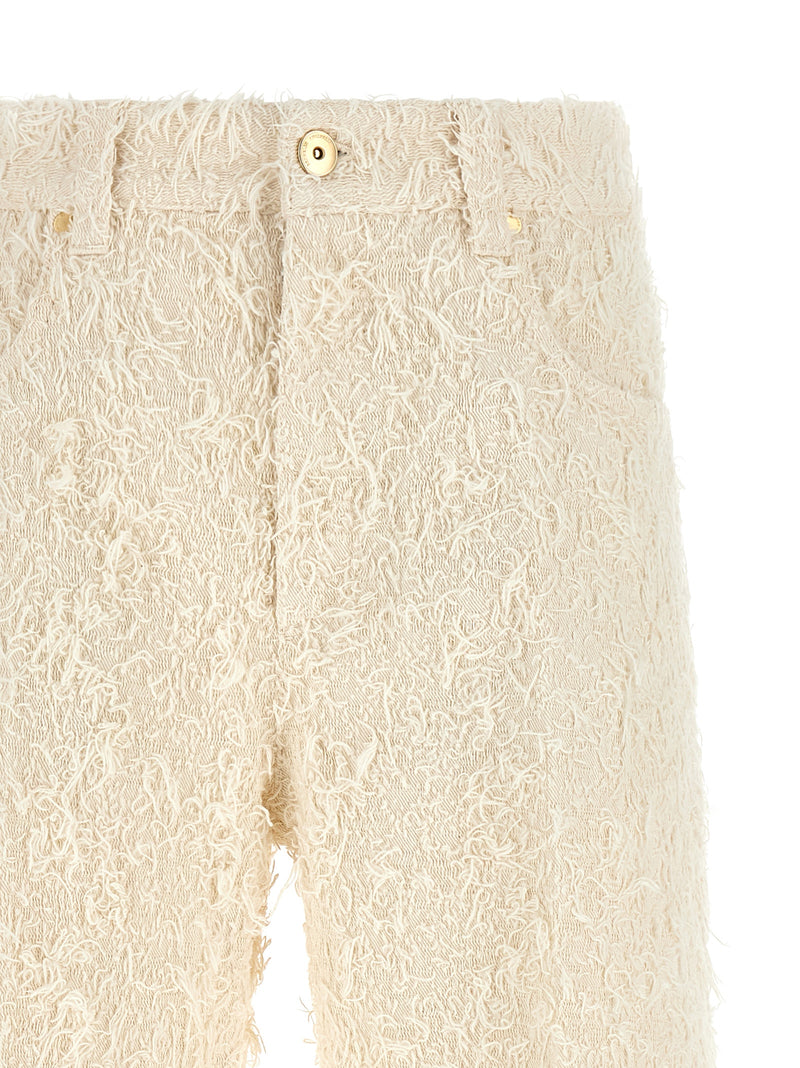 Brunello Cucinelli Beige Cotton Casual Pants