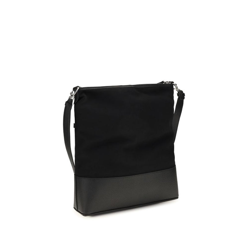 Maison Margiela Black Calf Leather Bos Taurus Shoulder Bag
