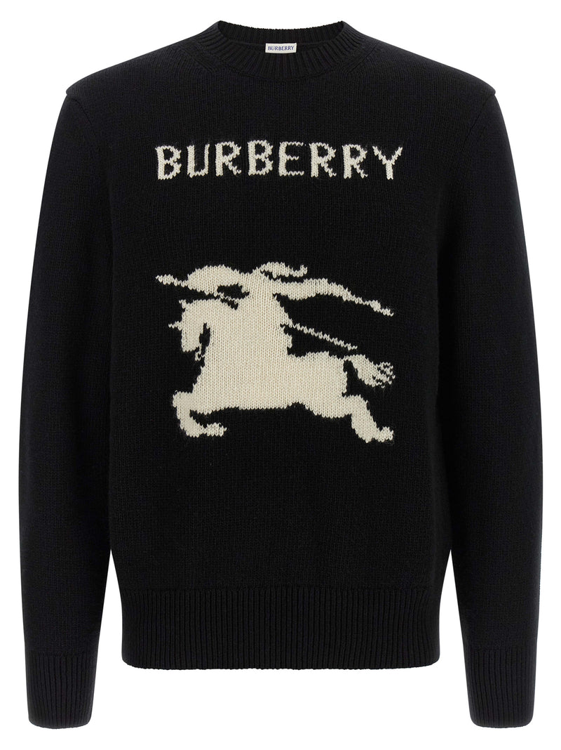Burberry Black Wool Cardigan