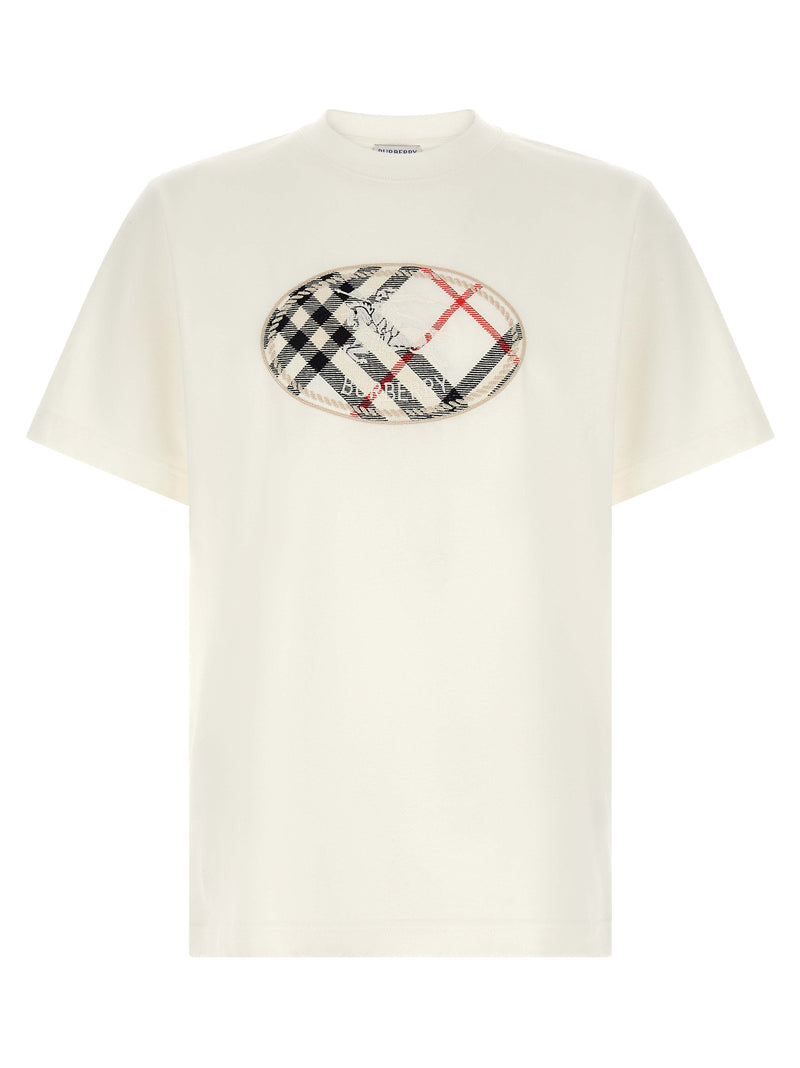 Burberry White Cotton T-Shirt