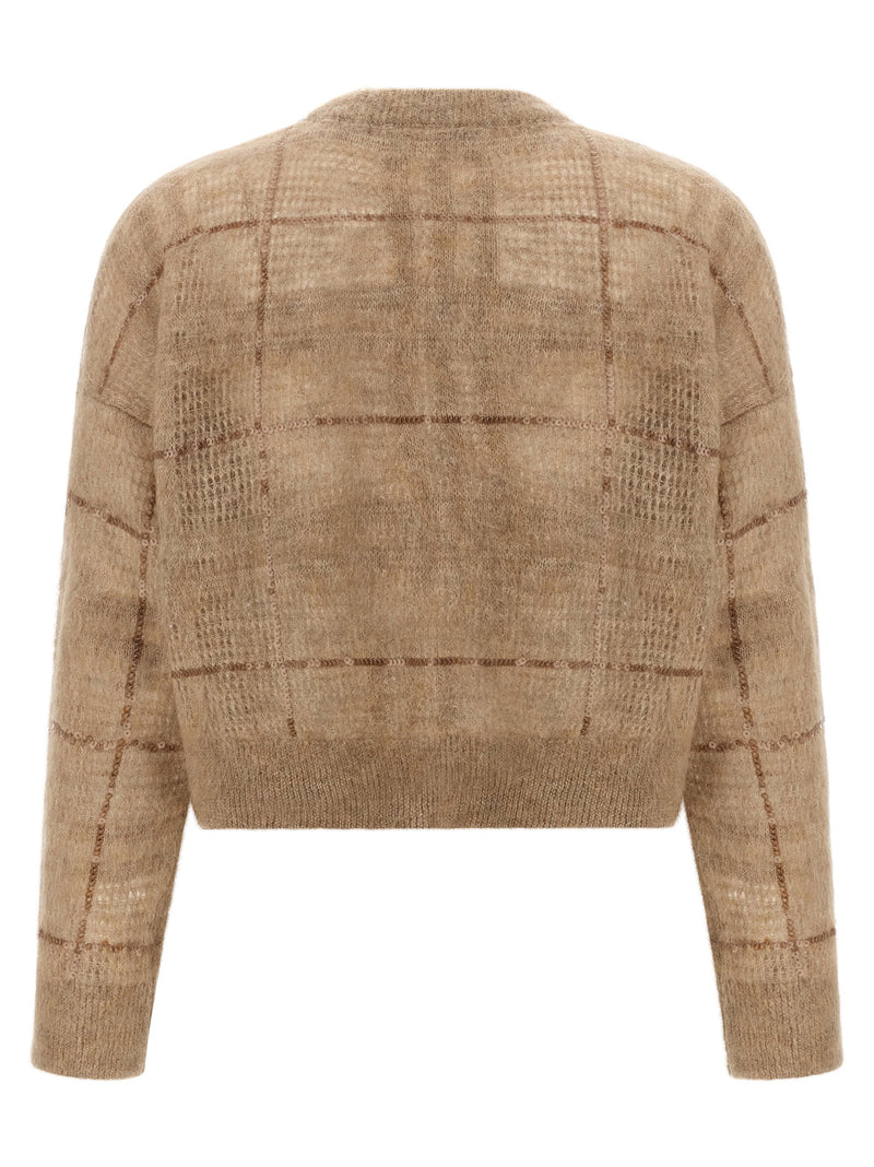 Brunello Cucinelli Beige Wool Cardigan
