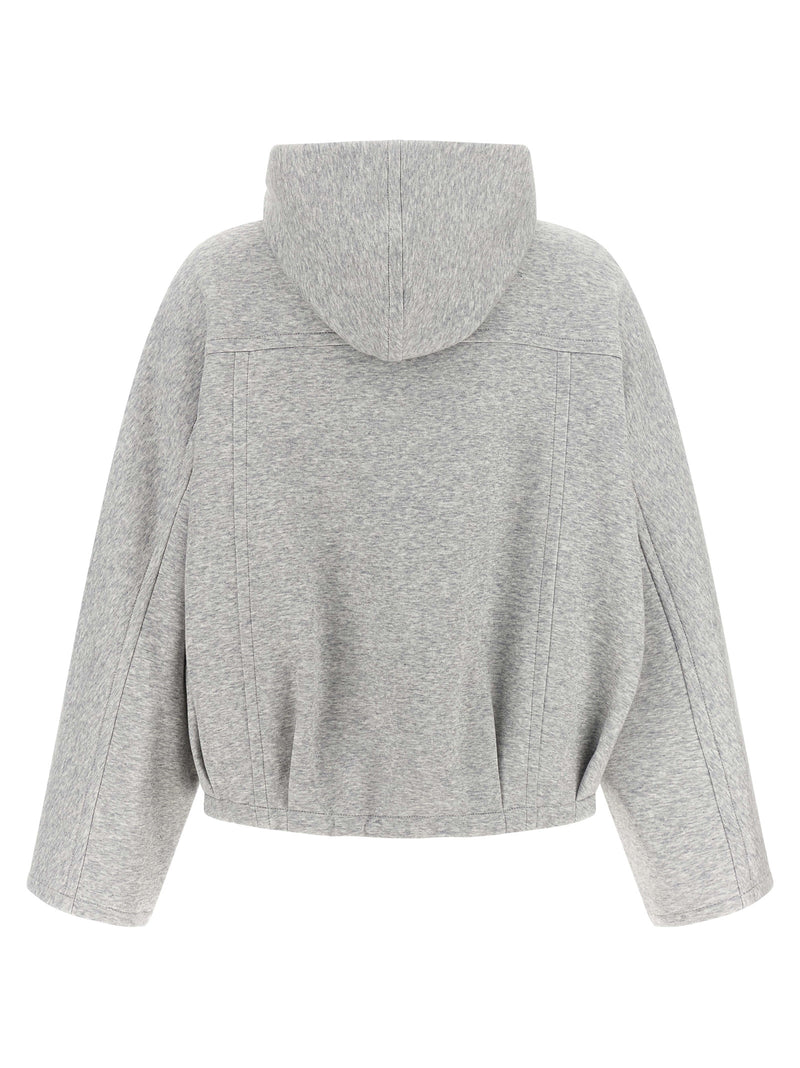 Brunello Cucinelli Gray Cotton Hoodie