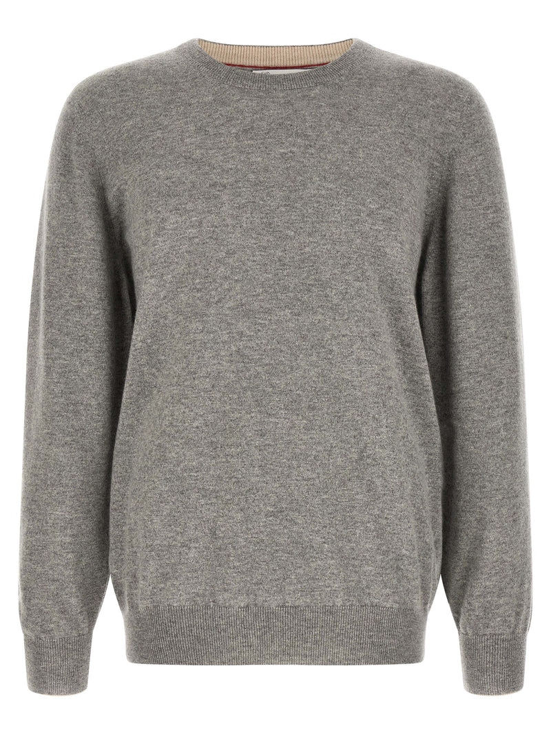 Brunello Cucinelli Gray Cashmere Cardigan