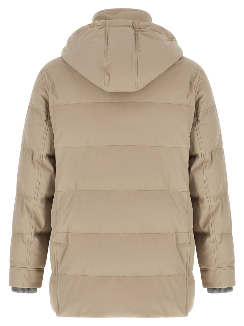 Brunello Cucinelli Beige Polyamide Parka
