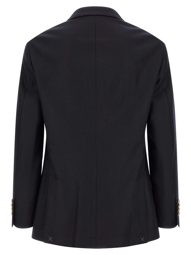 Brunello Cucinelli Blue Virgin Wool Blazer
