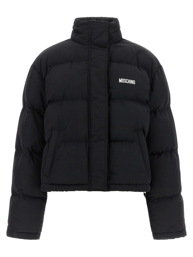 Moschino Black Polyamide Bomber