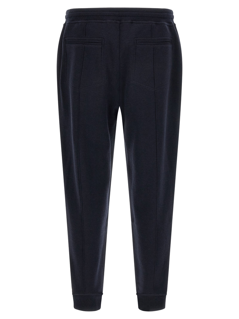 Brunello Cucinelli Blue Cotton Joggers (Workout Pants)