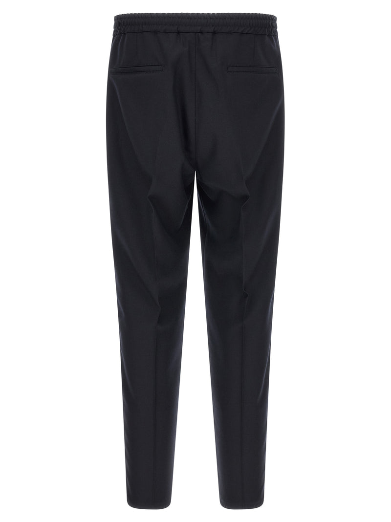 Brunello Cucinelli Blue Virgin Wool Casual Pants