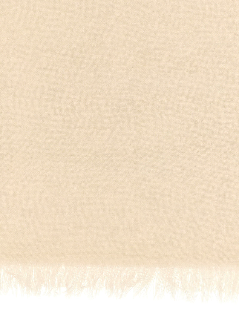 Brunello Cucinelli Beige Cashmere Scarf