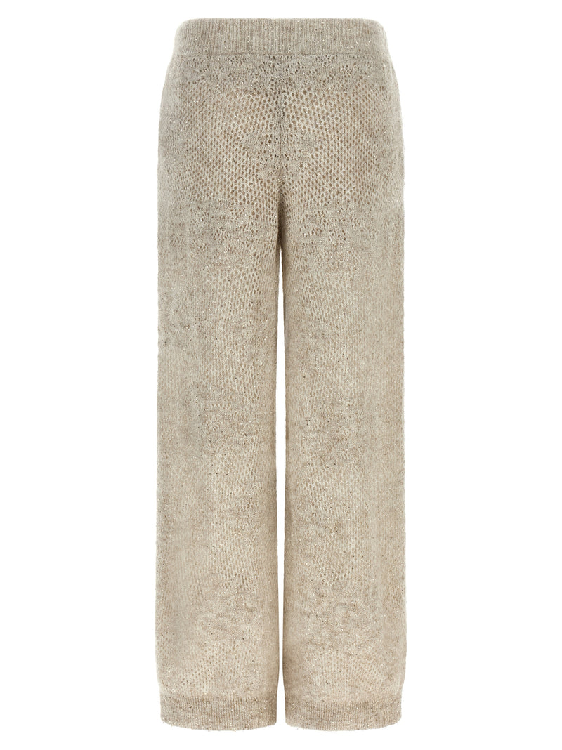 Brunello Cucinelli Beige Nylon Casual Pants