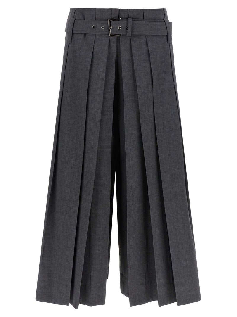 Brunello Cucinelli Gray Virgin Wool Bermuda Shorts