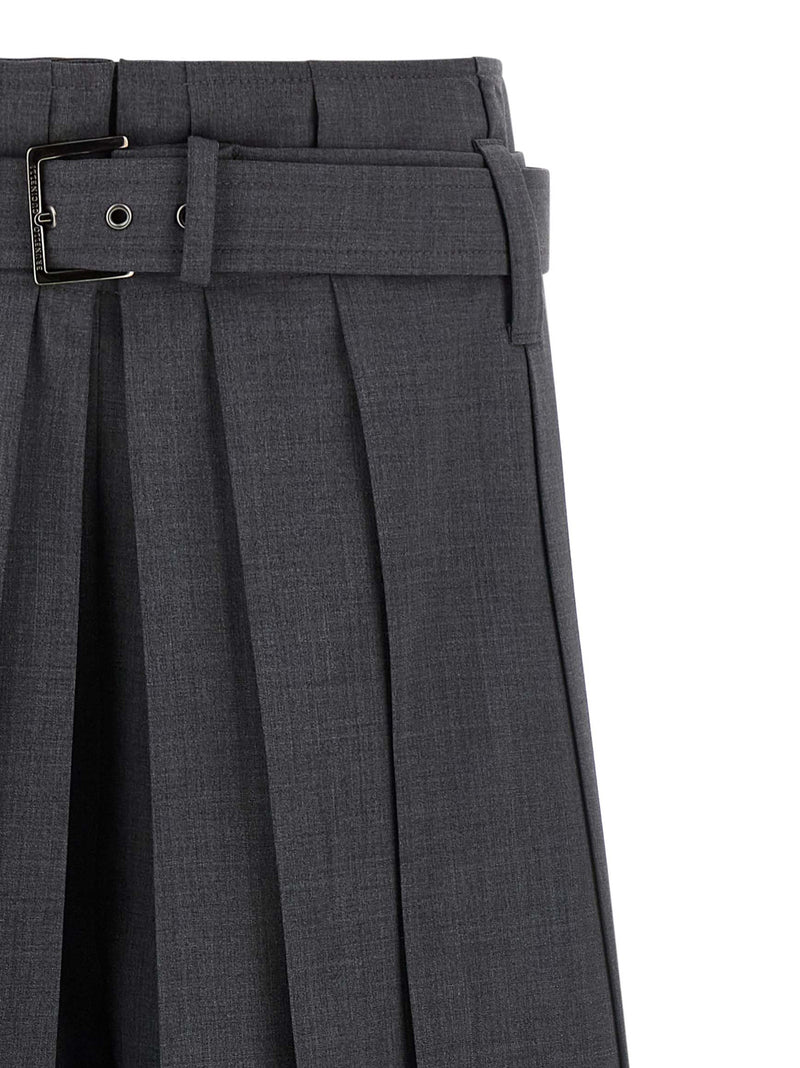 Brunello Cucinelli Gray Virgin Wool Bermuda Shorts