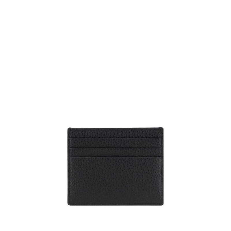 Prada Black Calf Leather Bos Taurus Wallet