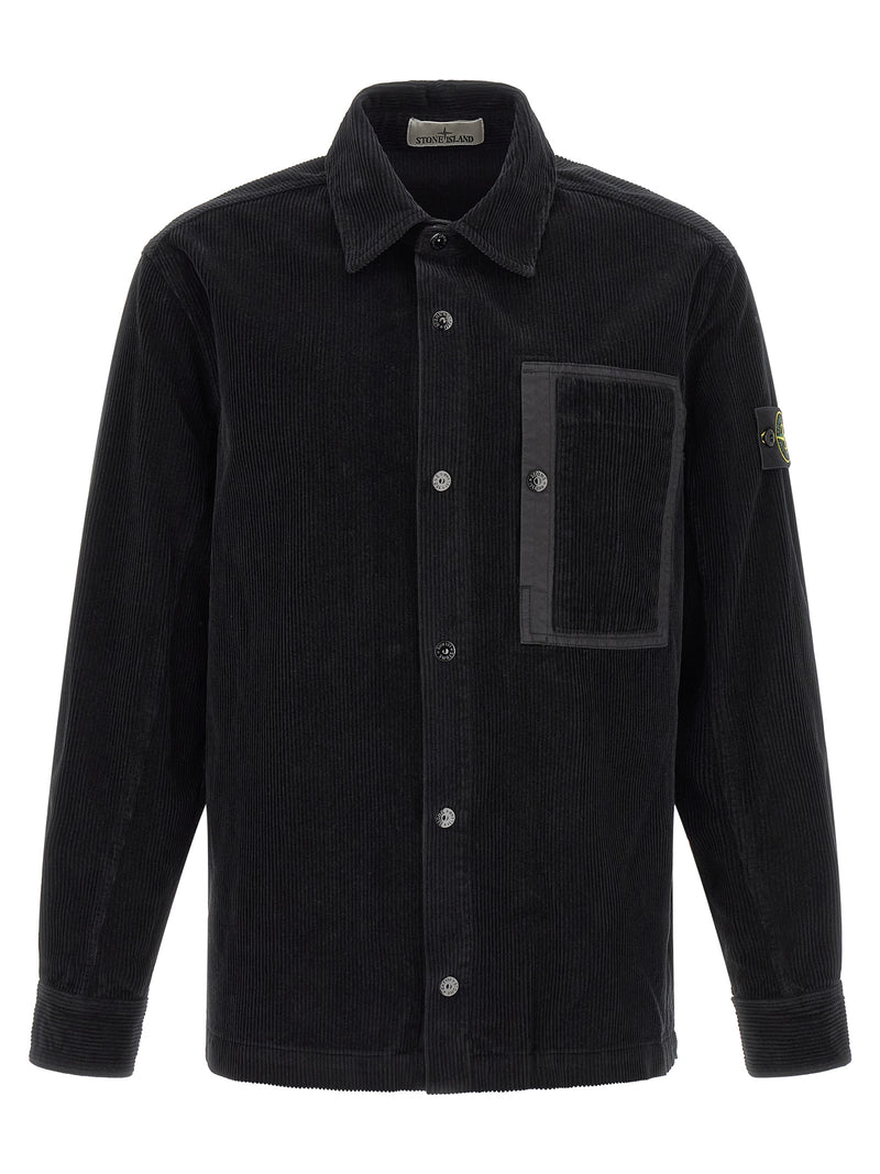 Stone Island Black Cotton Blouse