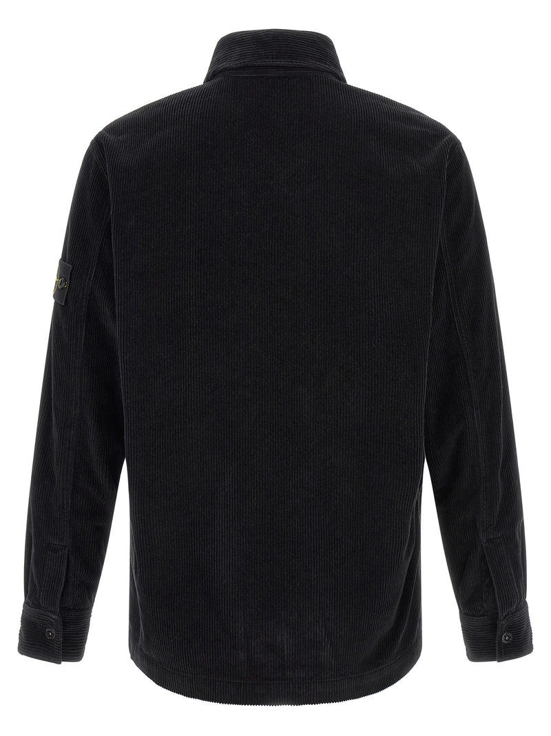 Stone Island Black Cotton Blouse
