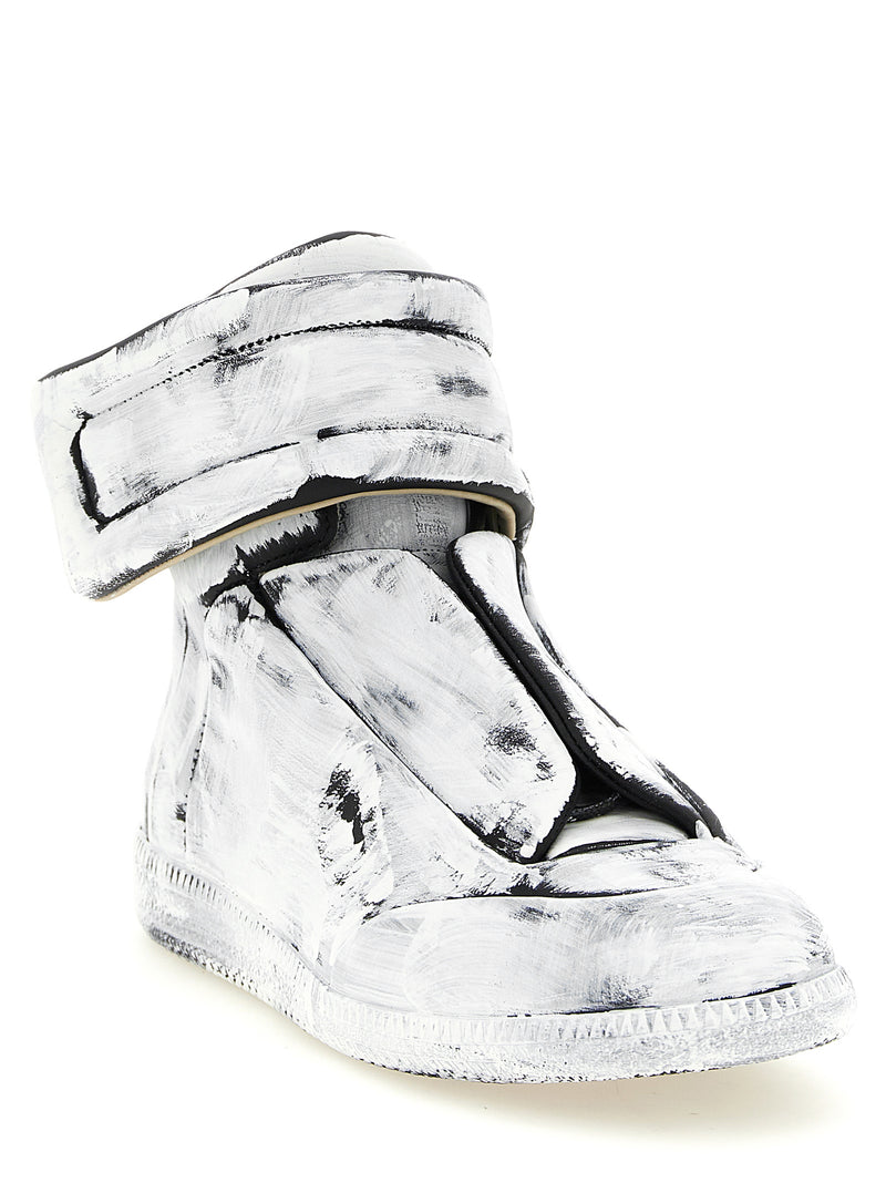 Maison Margiela Bicolor Calfskin Athletic Sneakers