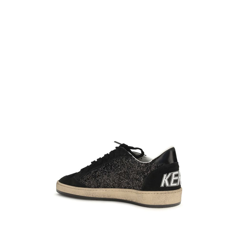 Golden Goose Black Calf Leather Bos Taurus Low Top Sneakers