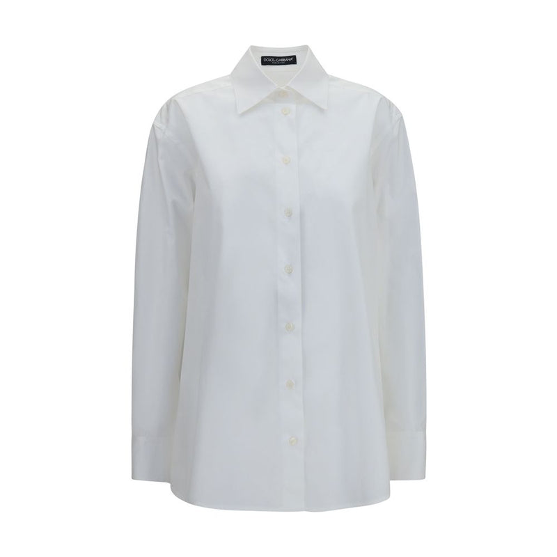 Dolce & Gabbana White Cotton Dress Shirt