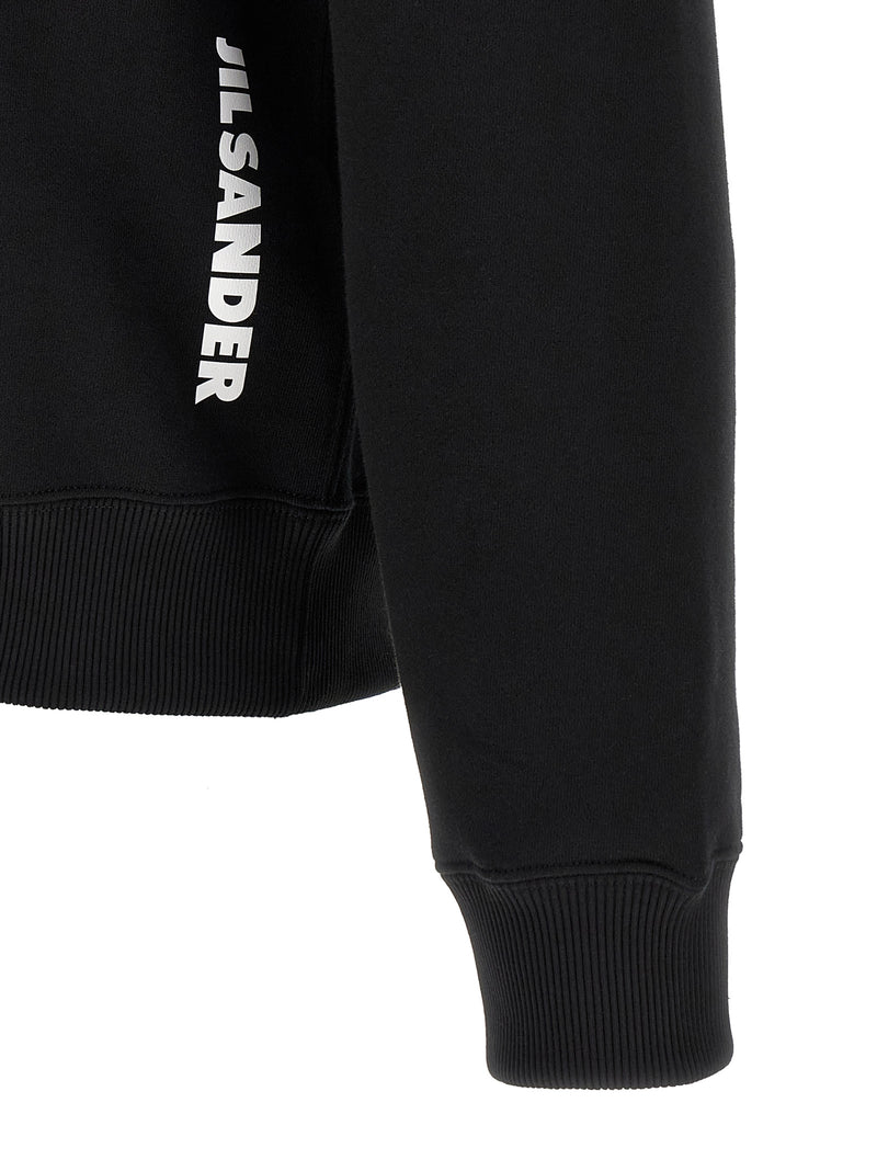 Jil Sander Black Cotton Sweatshirt