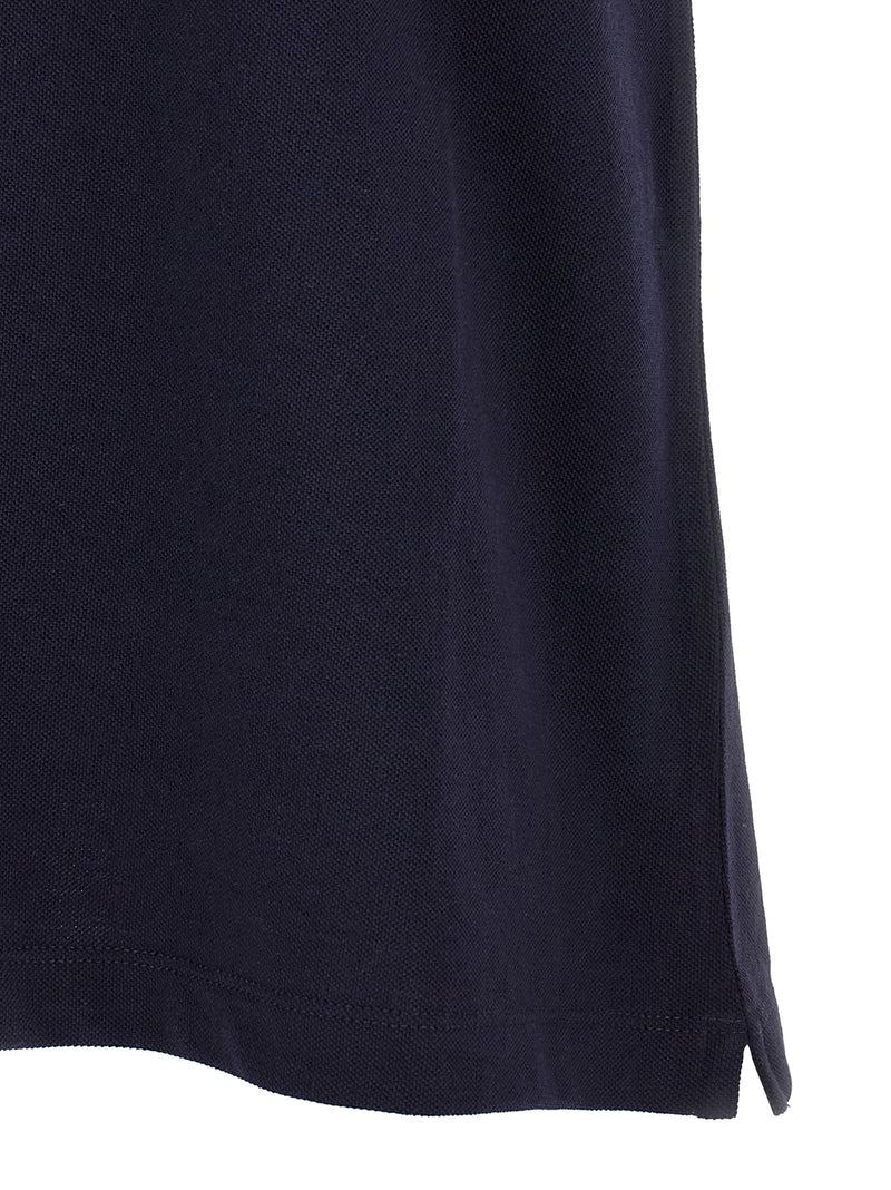 Brunello Cucinelli Blue Cotton Polo Shirt