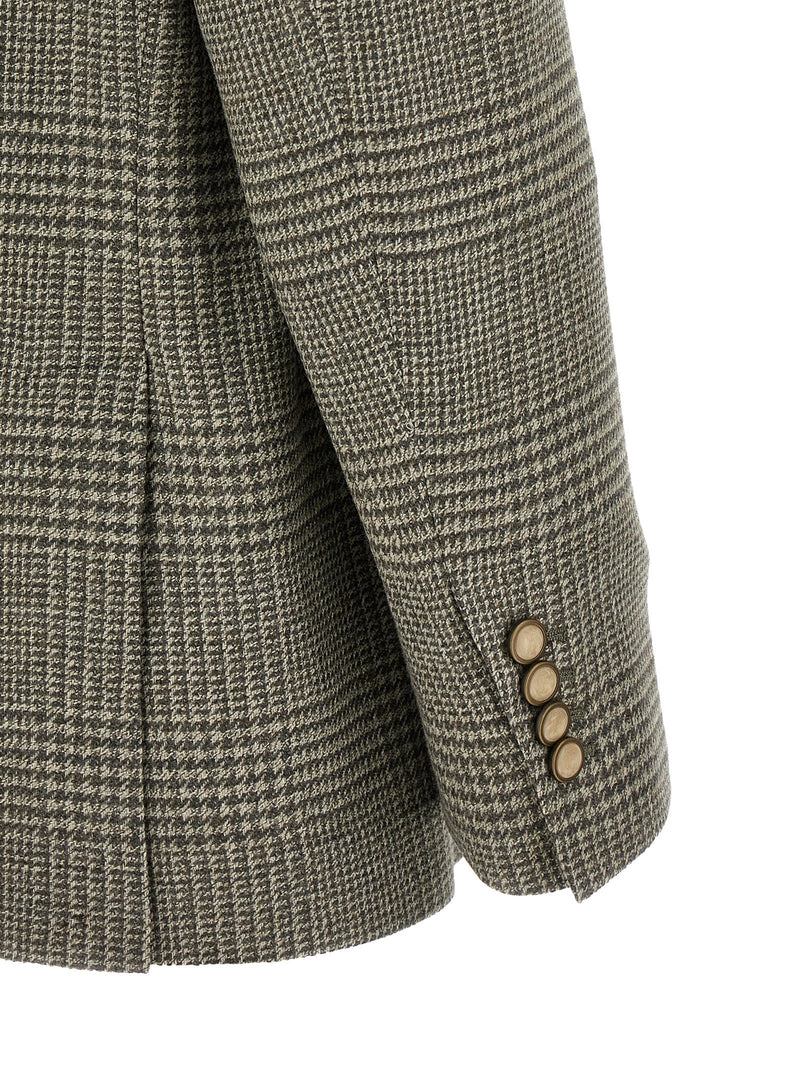 Brunello Cucinelli Bicolor Wool Blazer