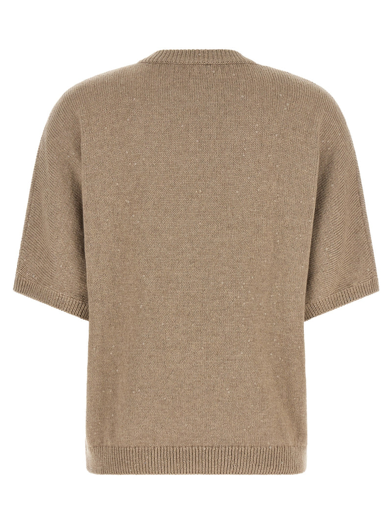 Brunello Cucinelli Beige Cashmere Cardigan
