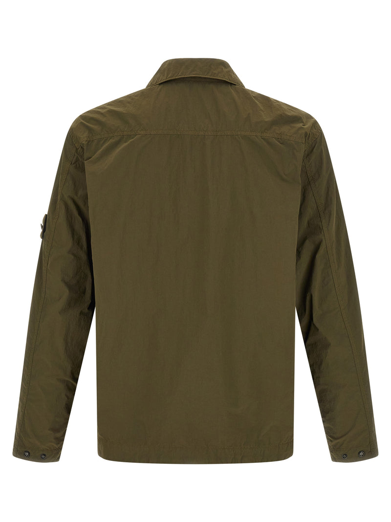 Stone Island Bicolor Polyamide Blouse