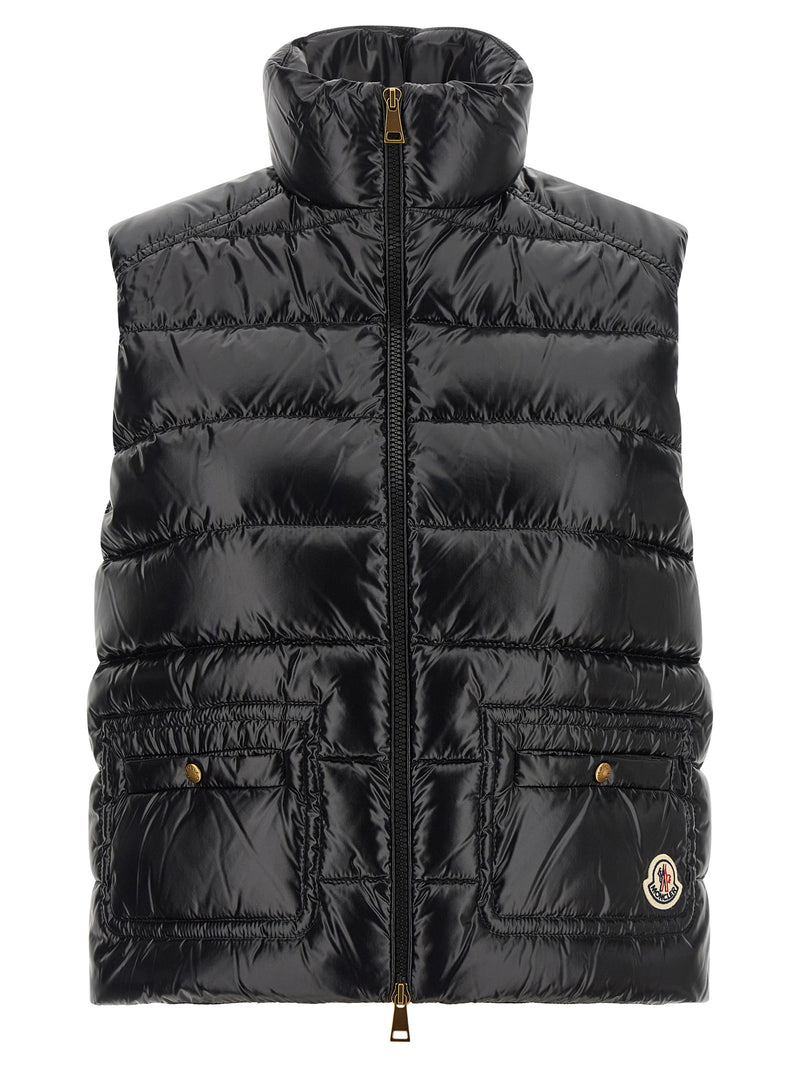 Moncler Black Polyamide Sleeveless Jacket