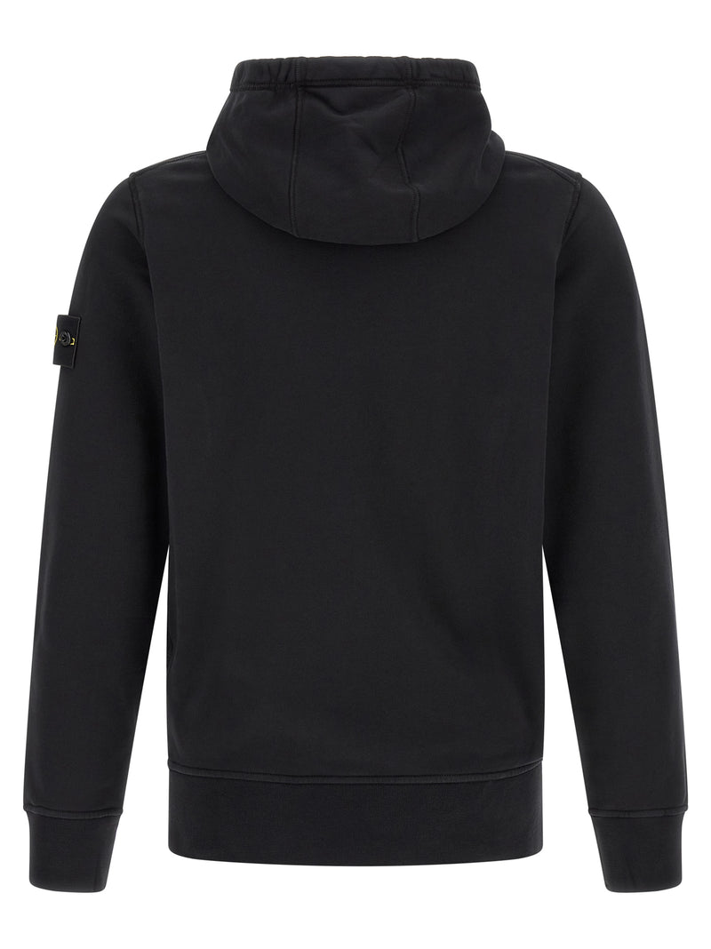 Stone Island Black Cotton Sweatshirt