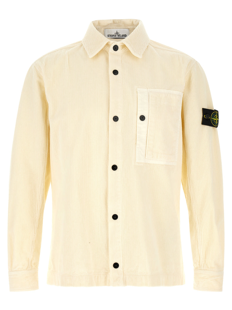 Stone Island White Cotton Blouse